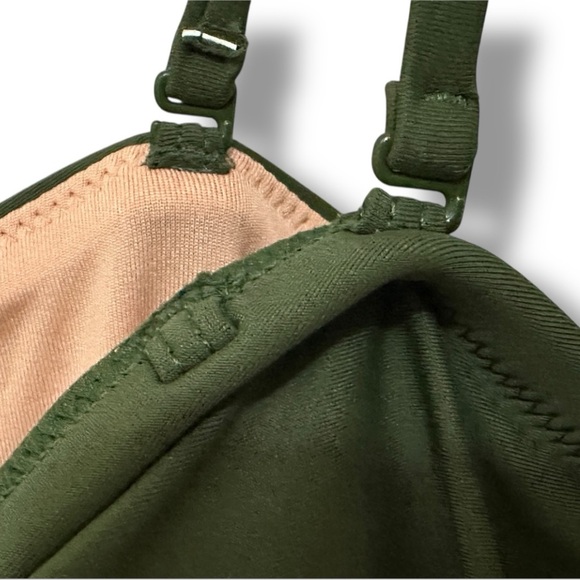 140 J.Crew | NWT Ruched Olive Green One-piece Swimsuit (size 22) - Picture 6 of 12